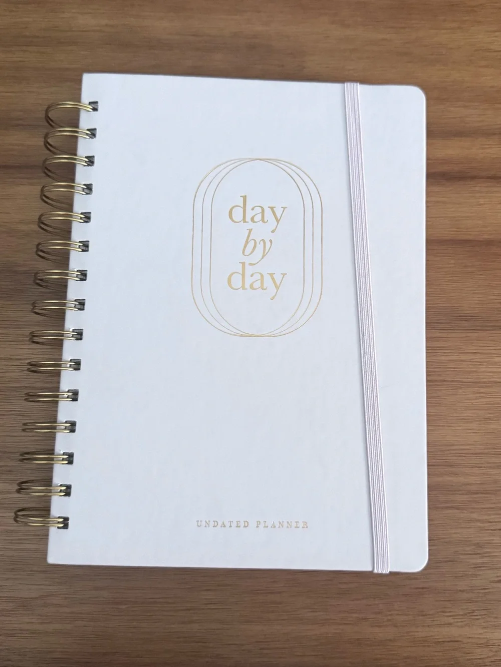 Up & Up Undated Planner | Pink Leatherette | 6 x 8 | NWT